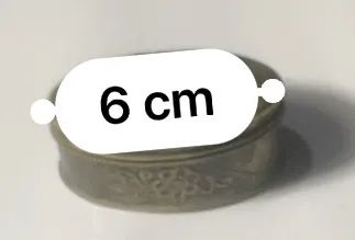 caixa de noz de betel (betel nut box) antiga - Foto 2