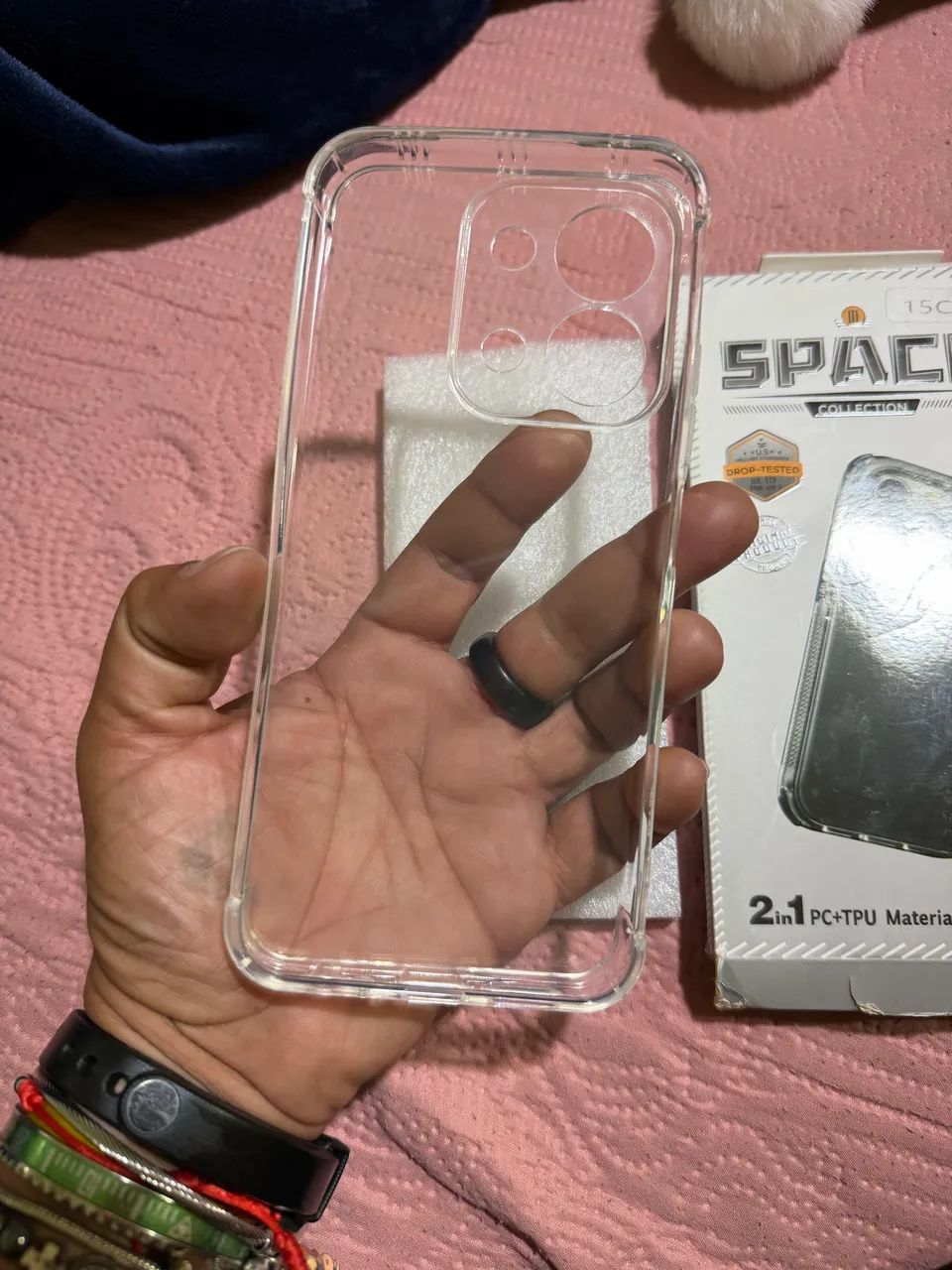 Capa Anti Impacto Transparente para Xiaomi Redmi 15C  Nova na Caixa - Foto 2