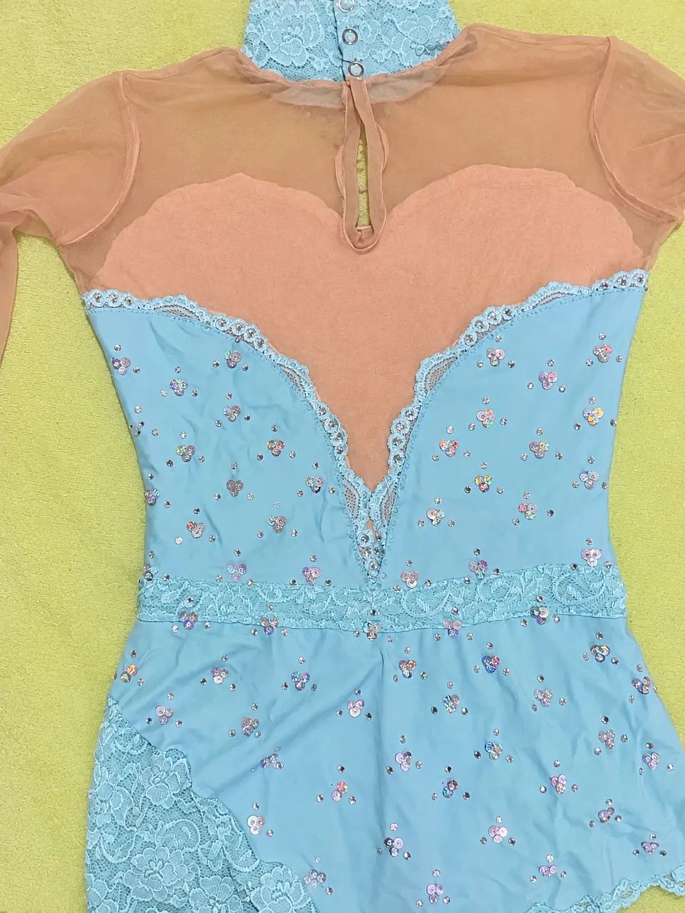 Collant Ginástica Rítmica azul - Foto 4