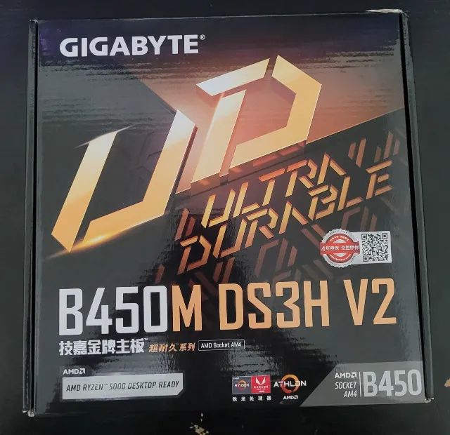Placa Mãe Gigabyte B450M DS3H V2