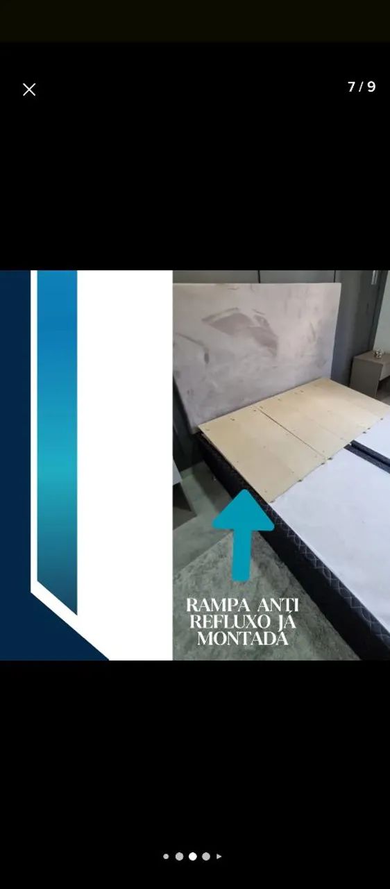 Rampa antirefluxo para cama - Foto 5