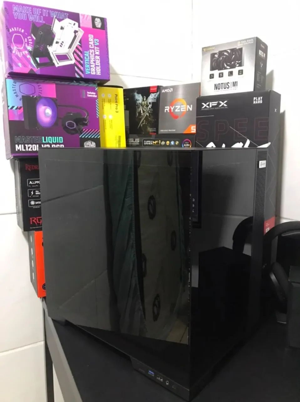 (OPEN BOX)Gabinete Gamer Kalkan Asgard Evo, ATX, Mid Tower, Lateral em Vidro Temperado - Foto 2