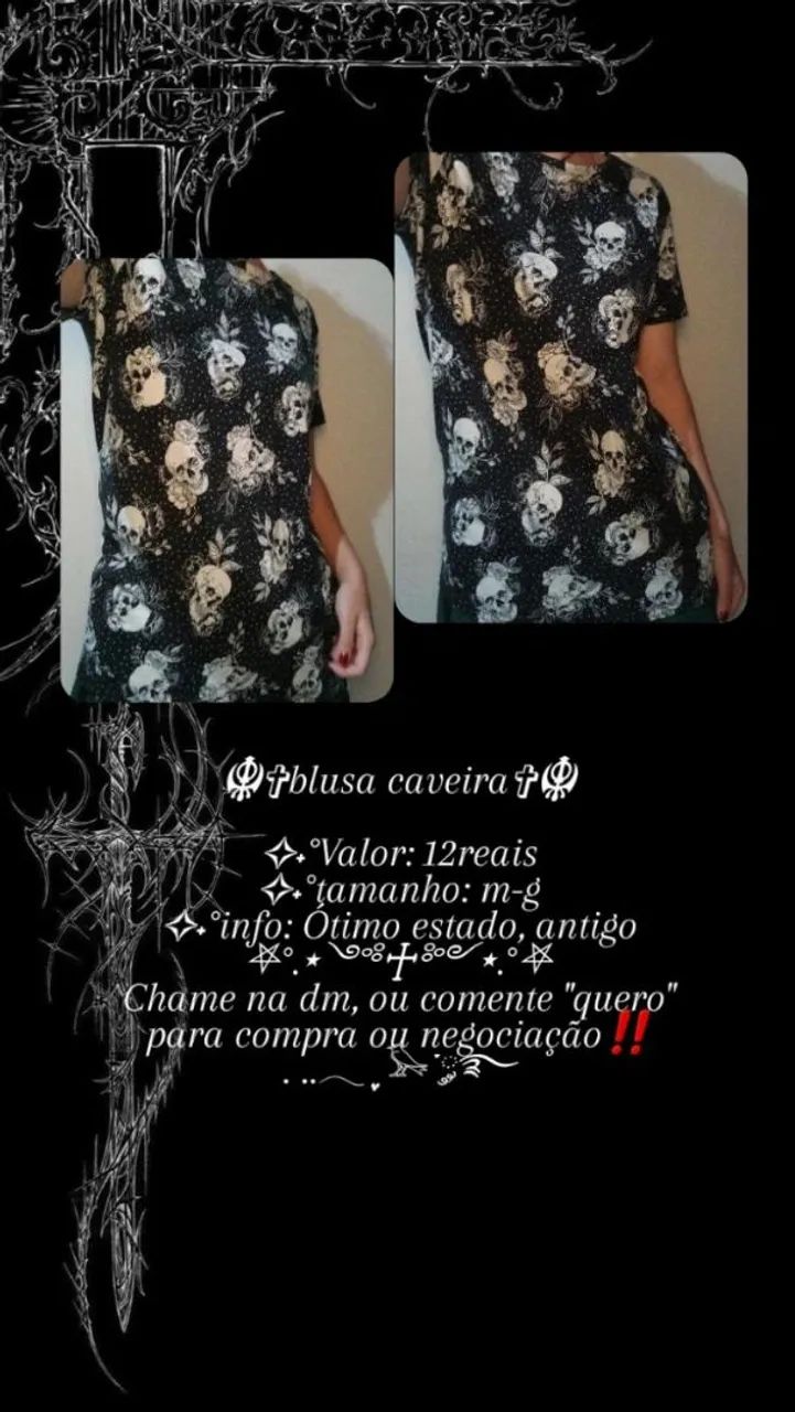 Blusa caveira