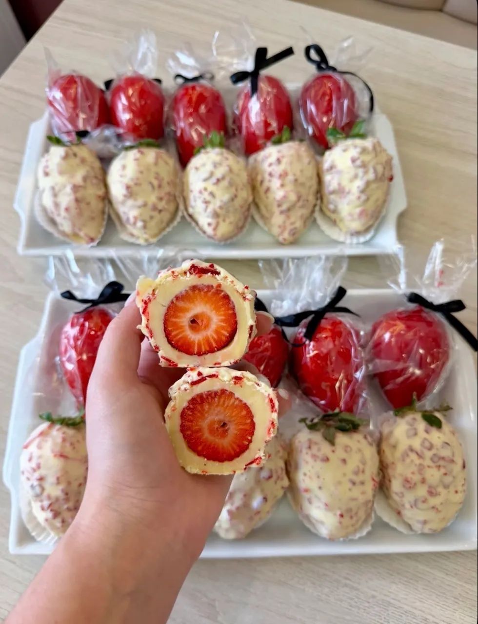 Morango cravejado 