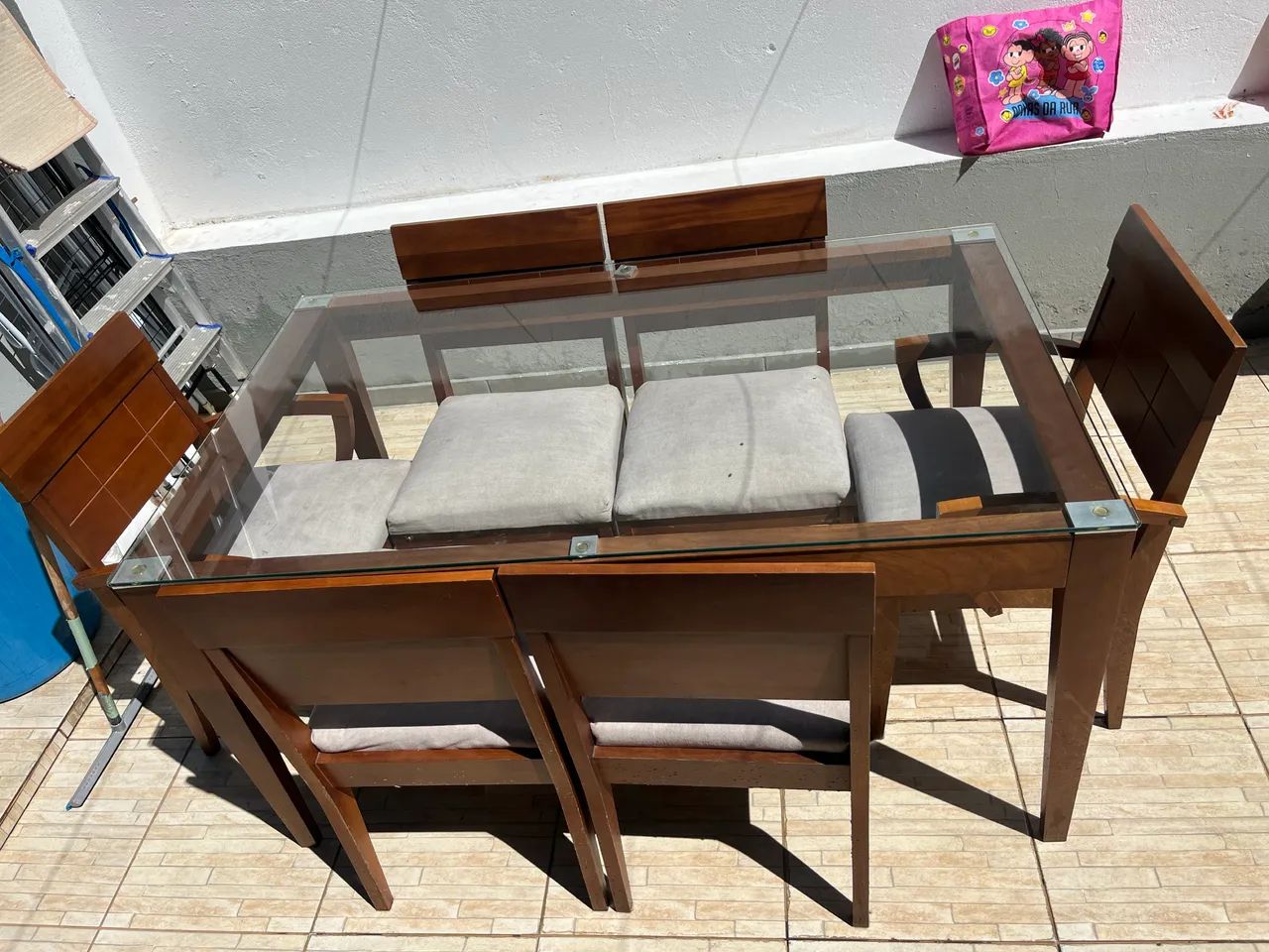 Mesa madeira 6 lugares