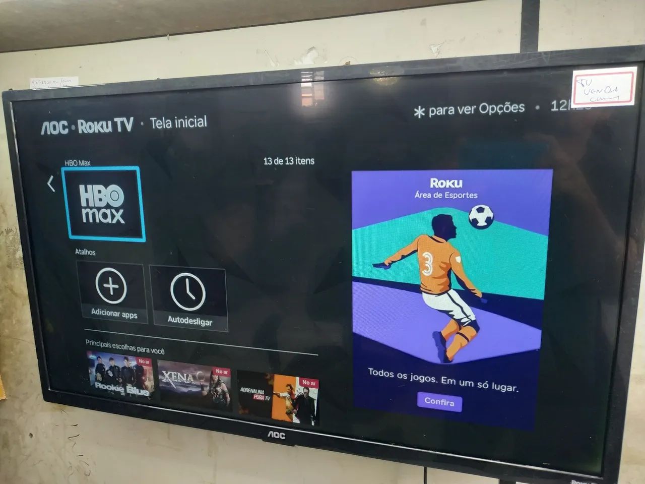 Tv AOC Roku de 32 polegadas  - Foto 2