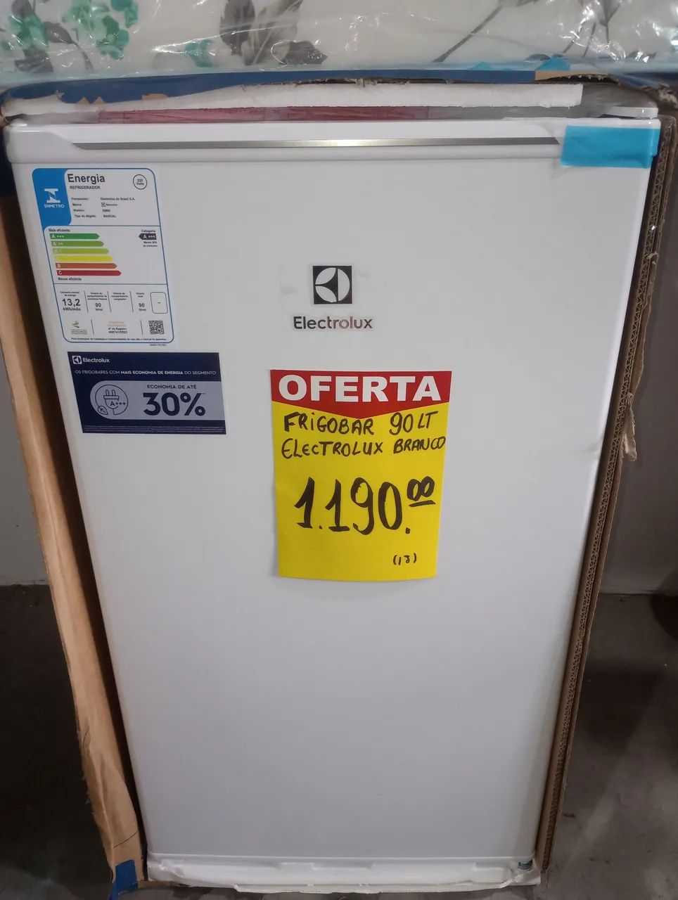Frigobar 90 ltrs Electrolux 