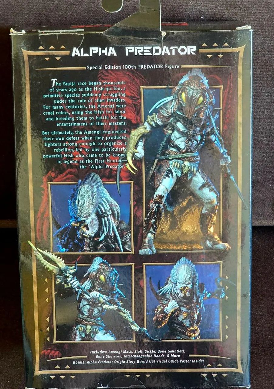 ALPHA PREDATOR NECA - 100th PREDATOR FIGURE - SPECIAL EDITION - ORIGINAL! - Foto 2