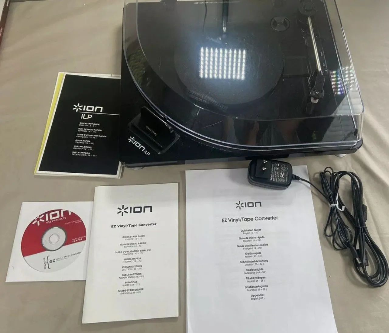 Toca discos Íon llP e Conversor discos para PC mp3 USB  - Foto 4