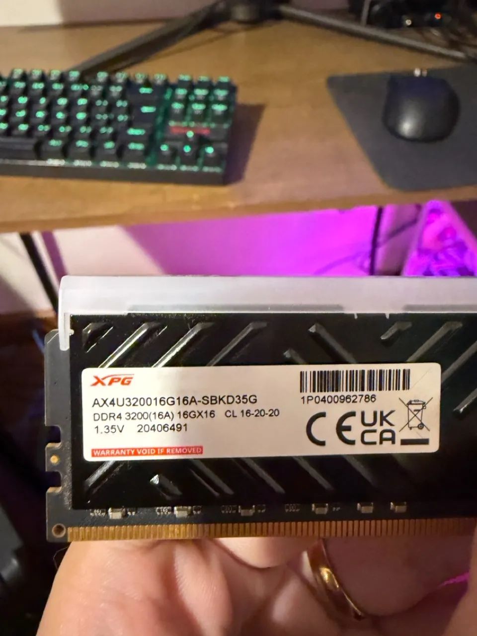 16G DDR4 3200Mhz XPG - Foto 2
