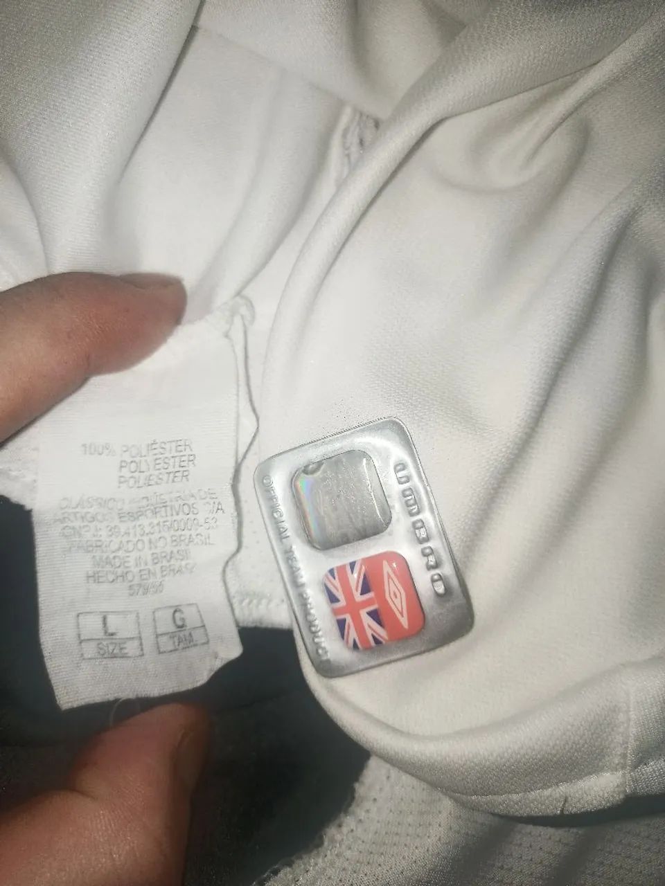 Camisa Vasco/Umbro/2006/branca modelo DIAMANTE  - Foto 6