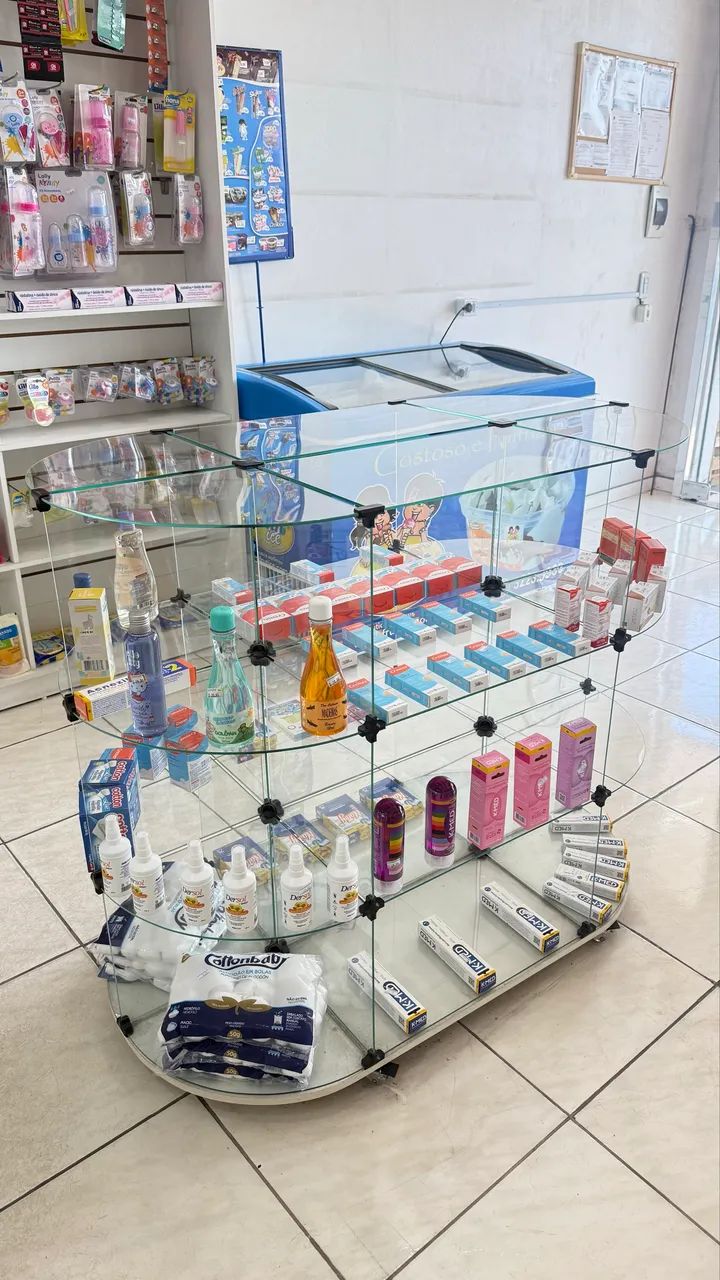 Expositor para drogaria 