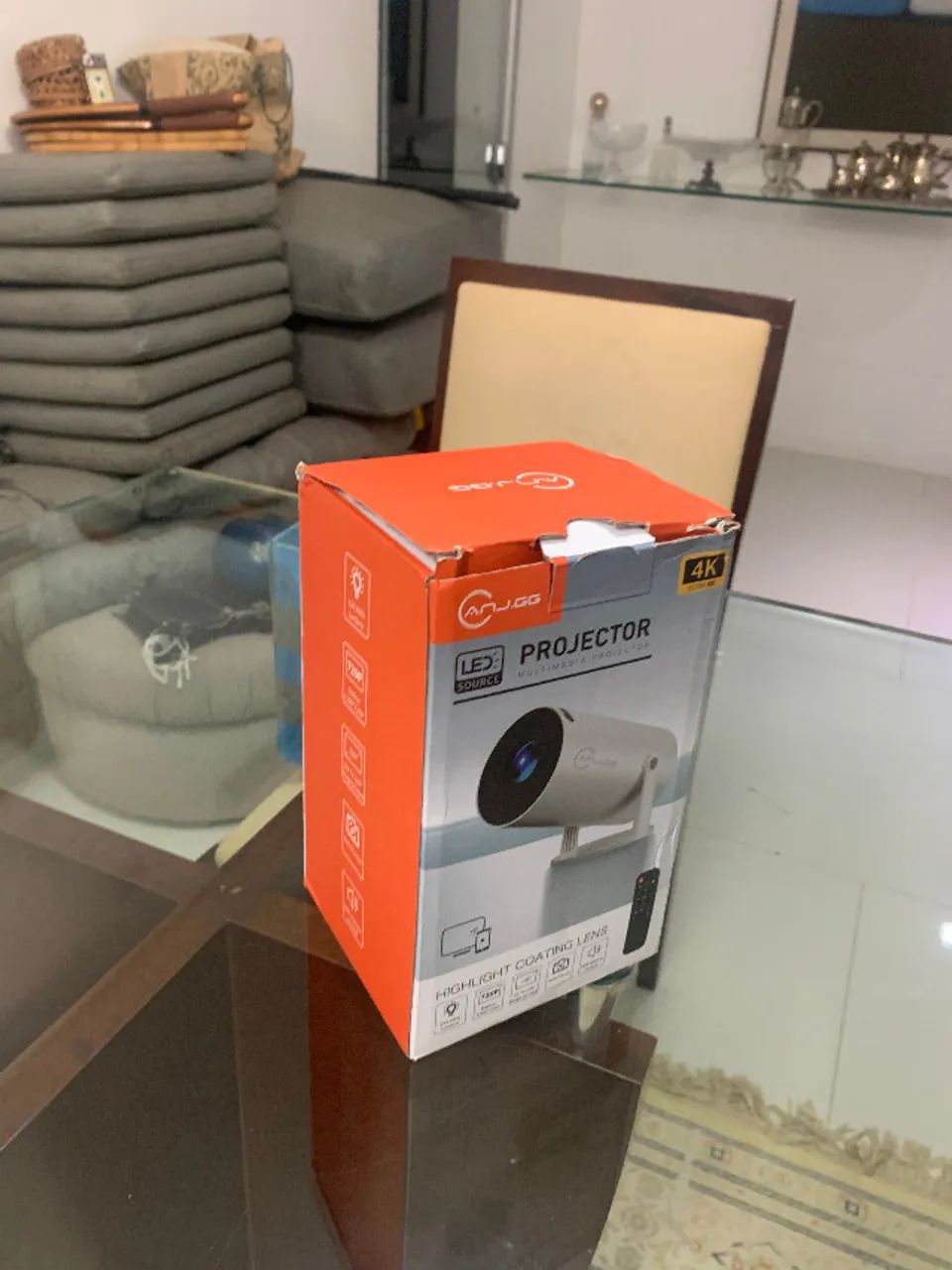 Projetor HY300 Magcubic 4K HD WiFi Bluetooth Até 150 Polegadas Bivolt Celular TV Box Xbox  - Foto 4