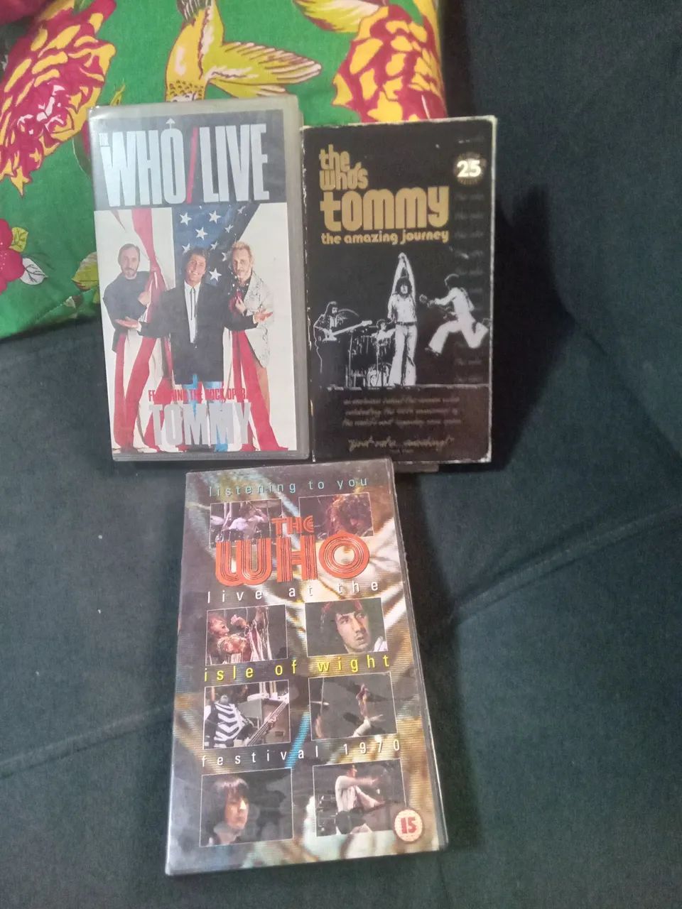 3 fitas VHS The Who originais excelentes