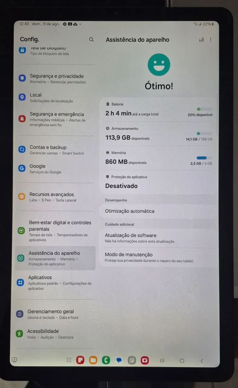 Tablet S6 lite 128 Giga - Foto 3