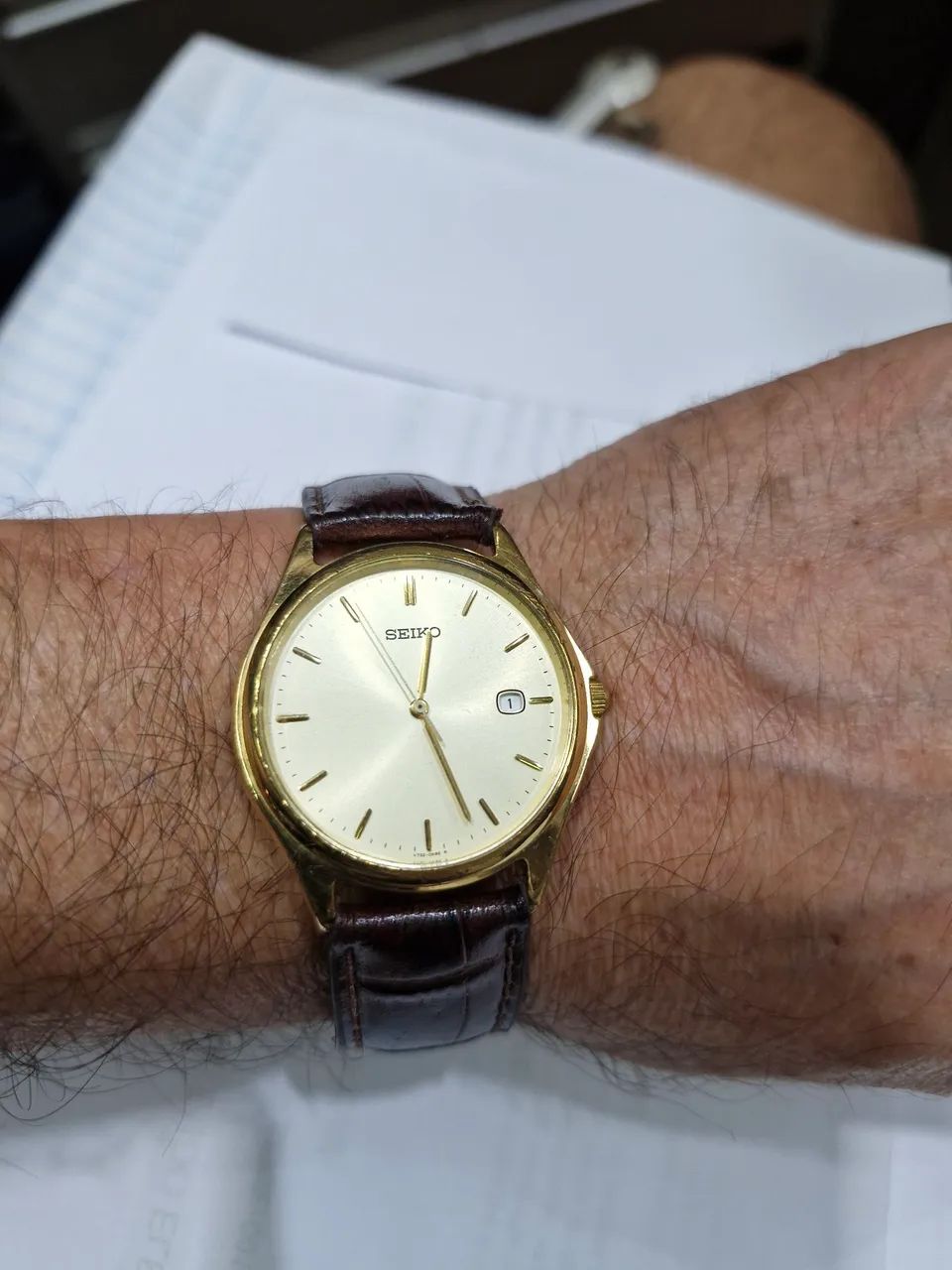 Relógio Seiko  Quartz. 