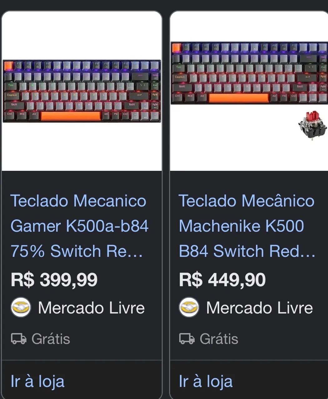 Teclado mecânico 