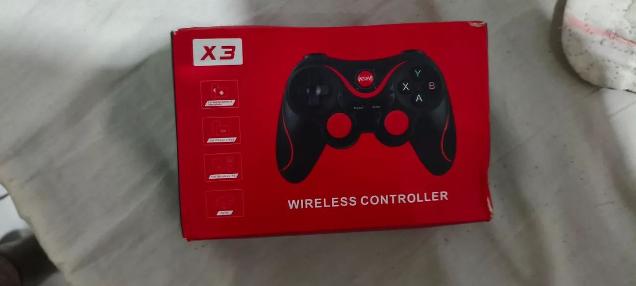 Controle X3 Bluetooth para PC é celular - Foto 3
