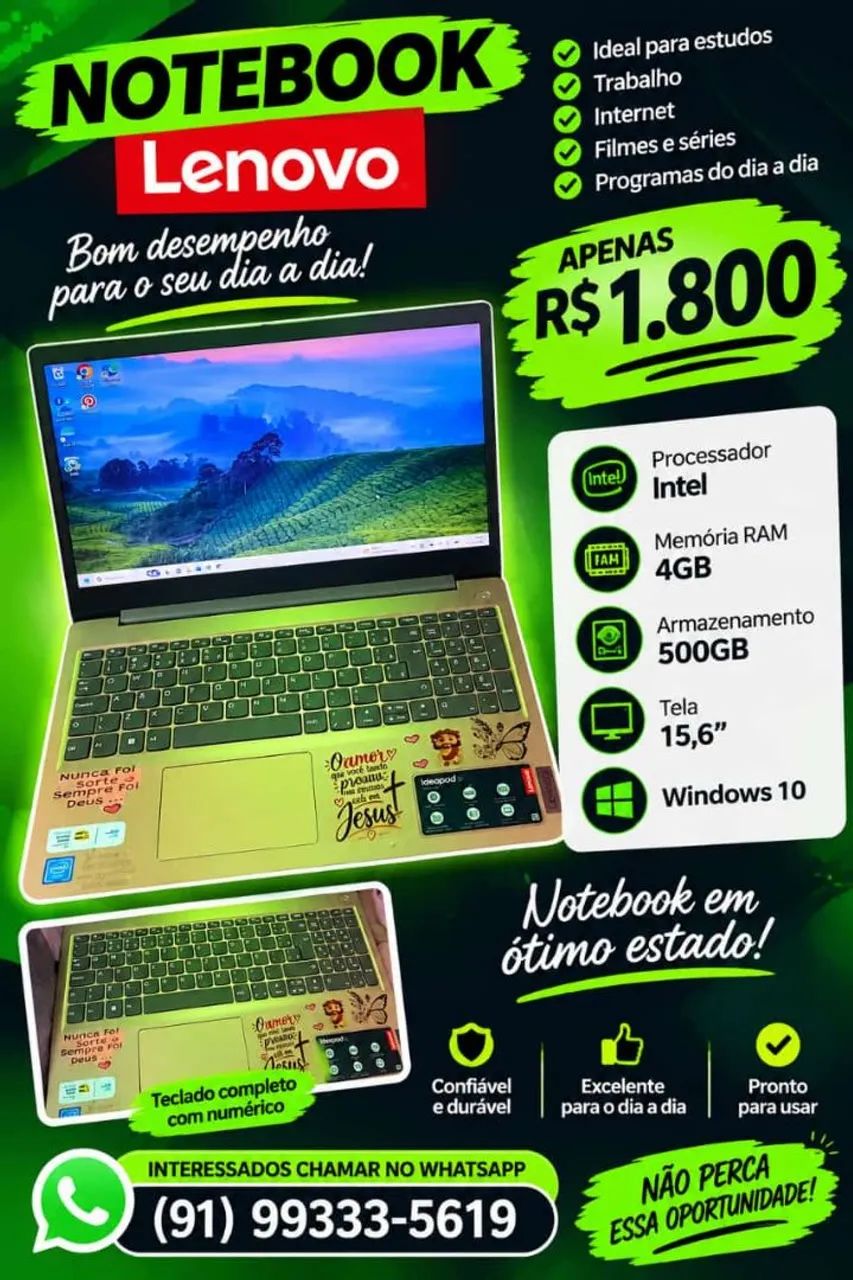 Notebook Lenovo 