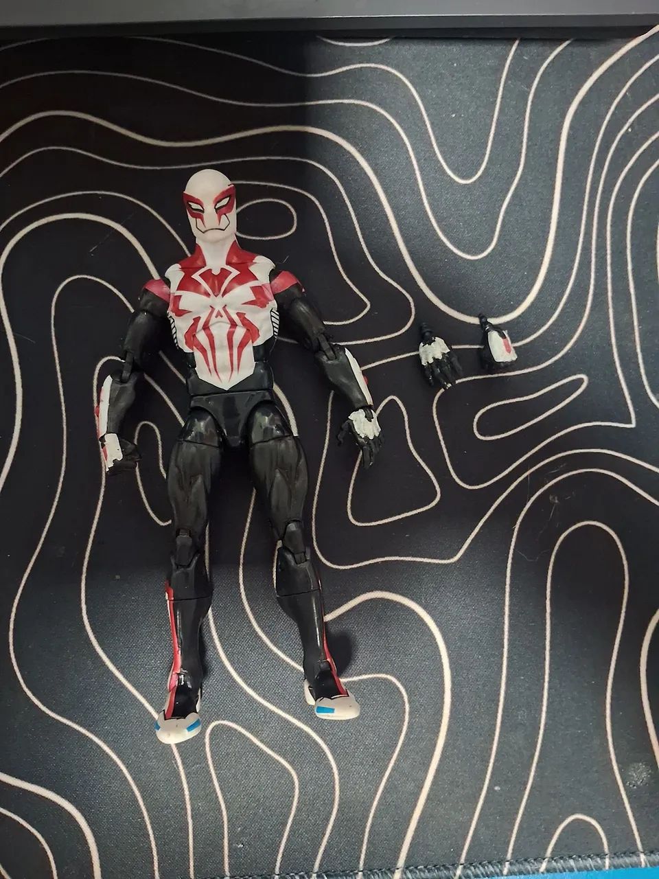 Bomeco Marvel Legends Homem-Aranha 2099 Traje Branco Custom