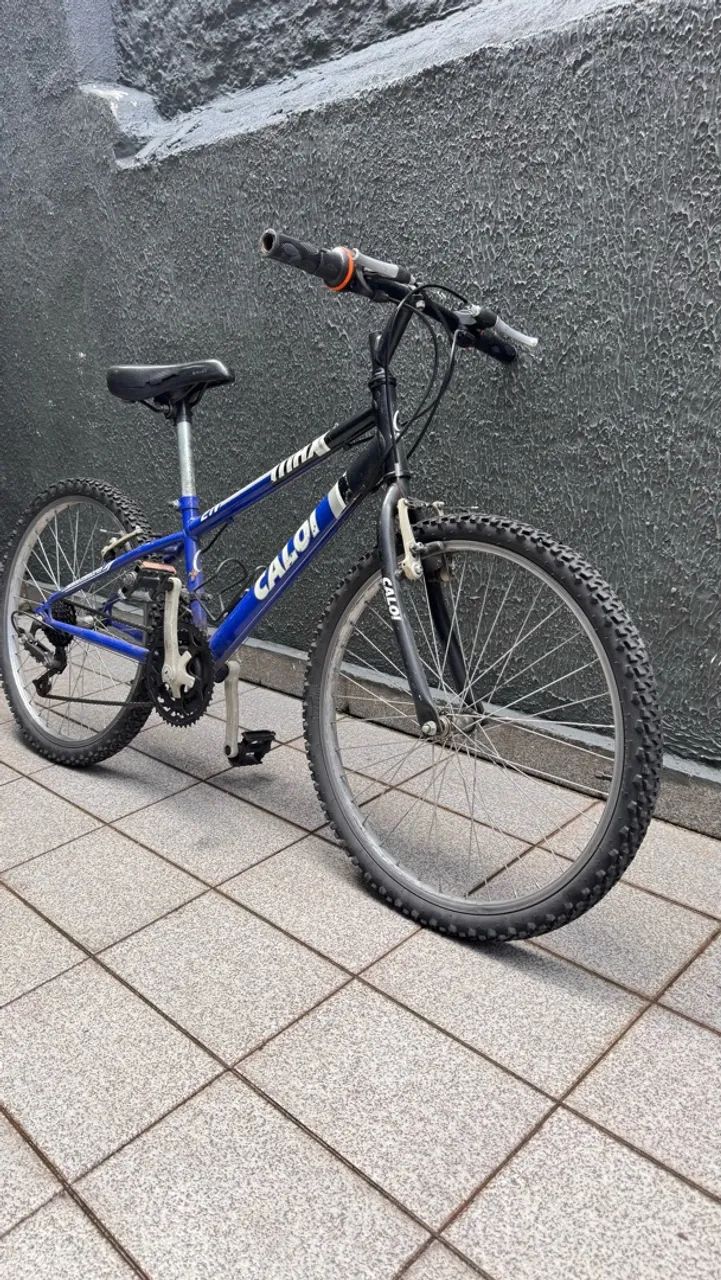 Bike Bicicleta Caloi Aro 24 Polegadas Com Marcha  - Foto 3
