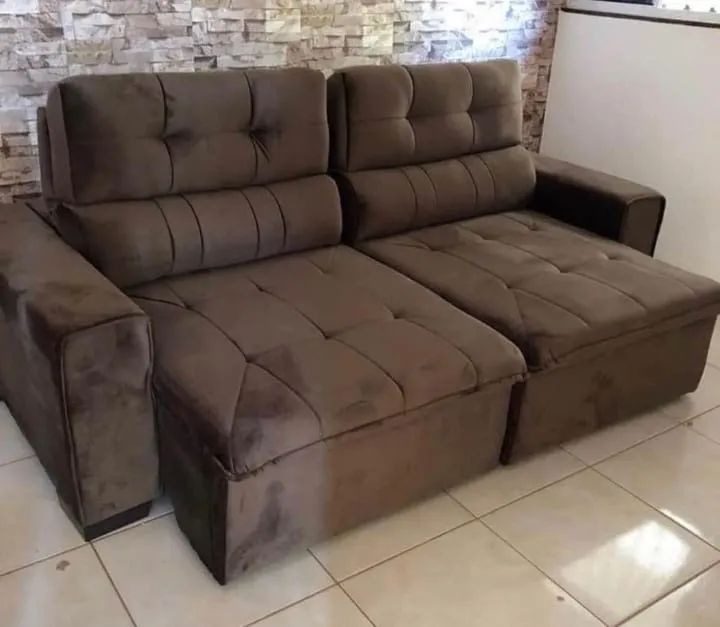 Sofá Retrátil e Reclinável 2.30 Mts Pronta Entrega  - Foto 4