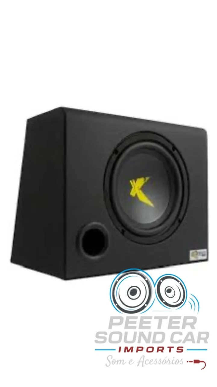 CAIXA AMPLIFICADA TRAPEZIO 8" 200RMS 