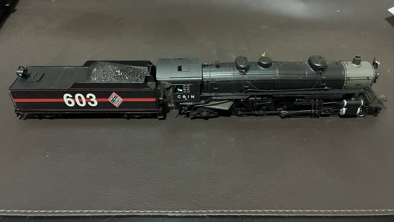Locomotiva A Vapor Usra 2-10-2 Bachman com DCC Luz e Movimento