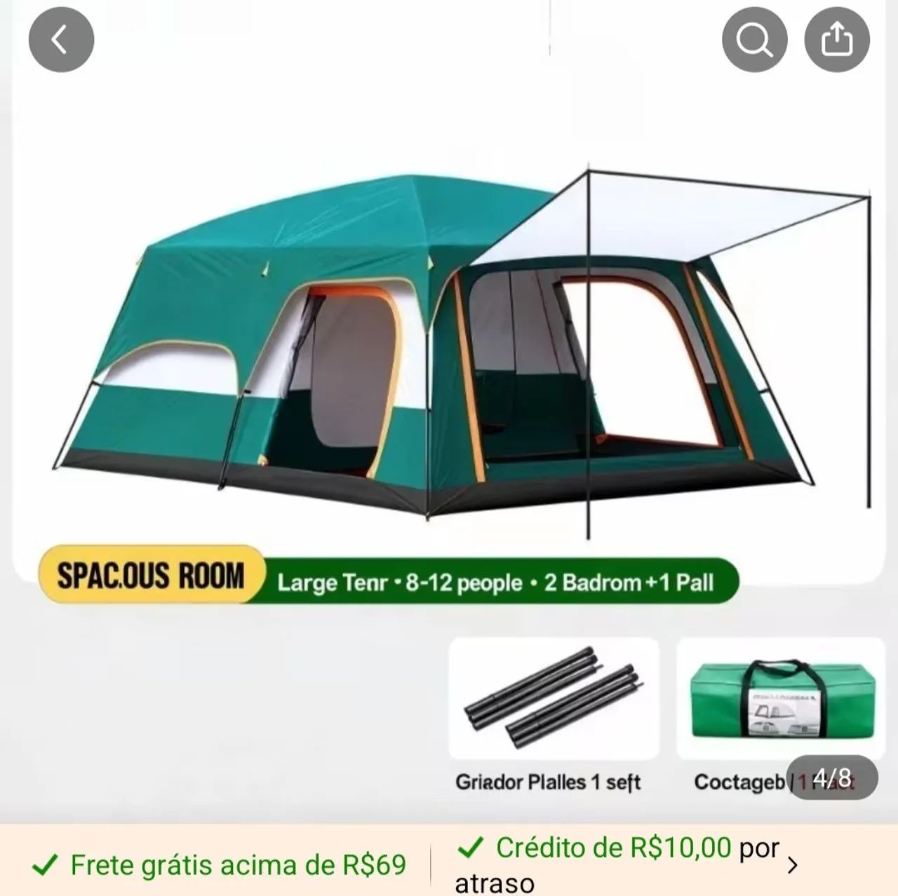 Barraca pra 12 pessoas - Foto 2