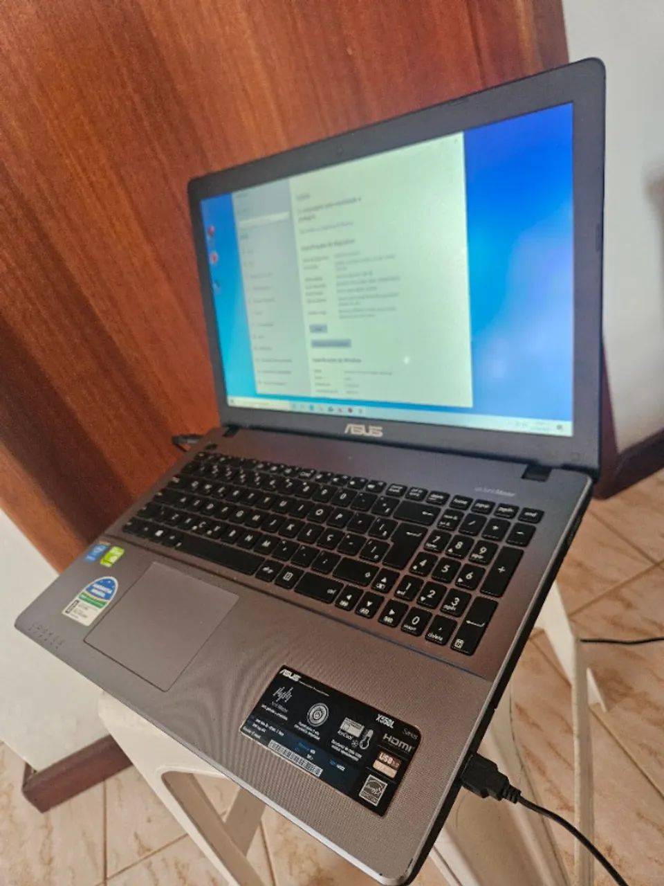 Notebook asus i5 com 6gb Placa de Vídeo ate 12x - Foto 2