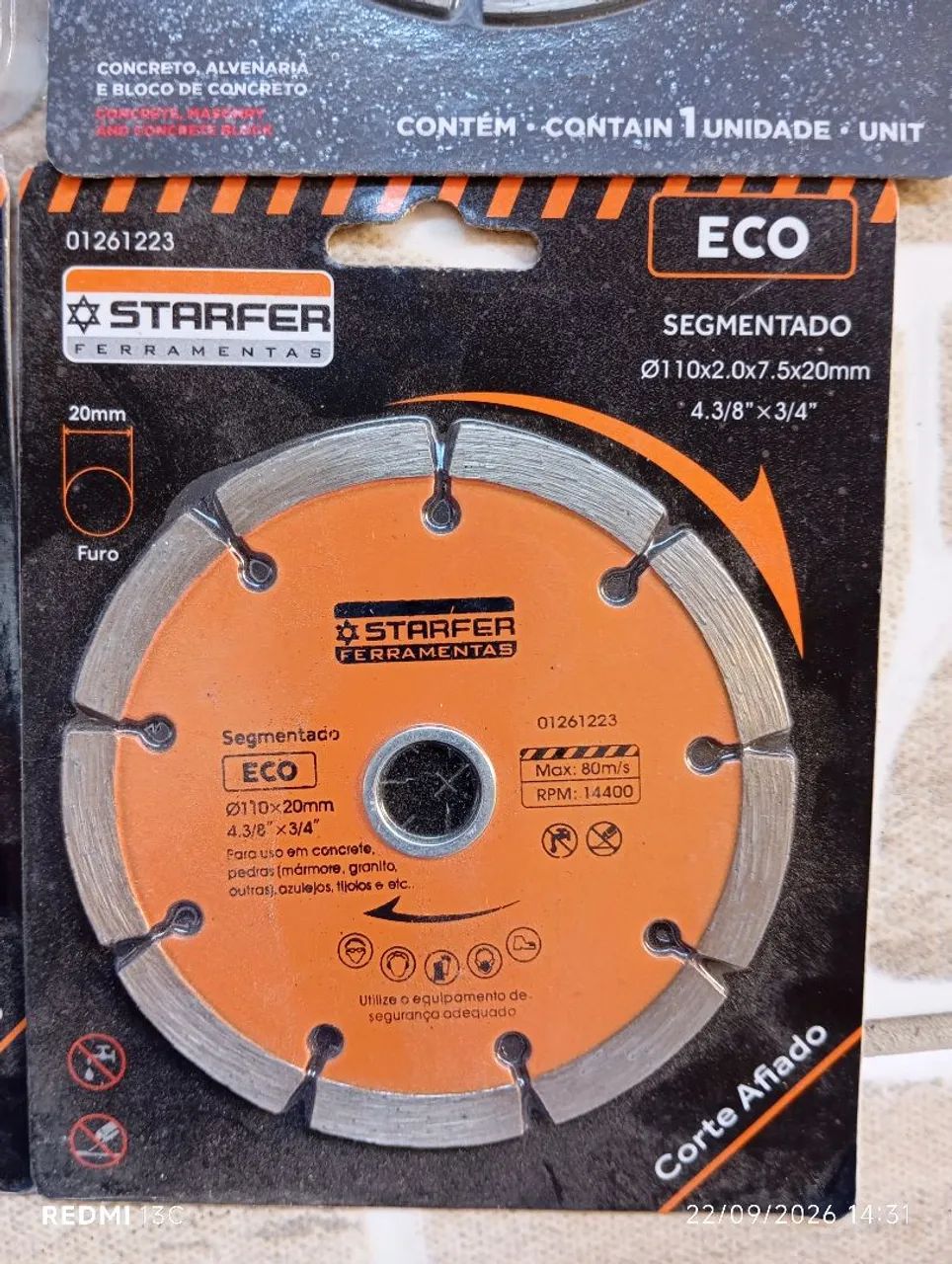 Disco de corte para concreto  - Foto 3