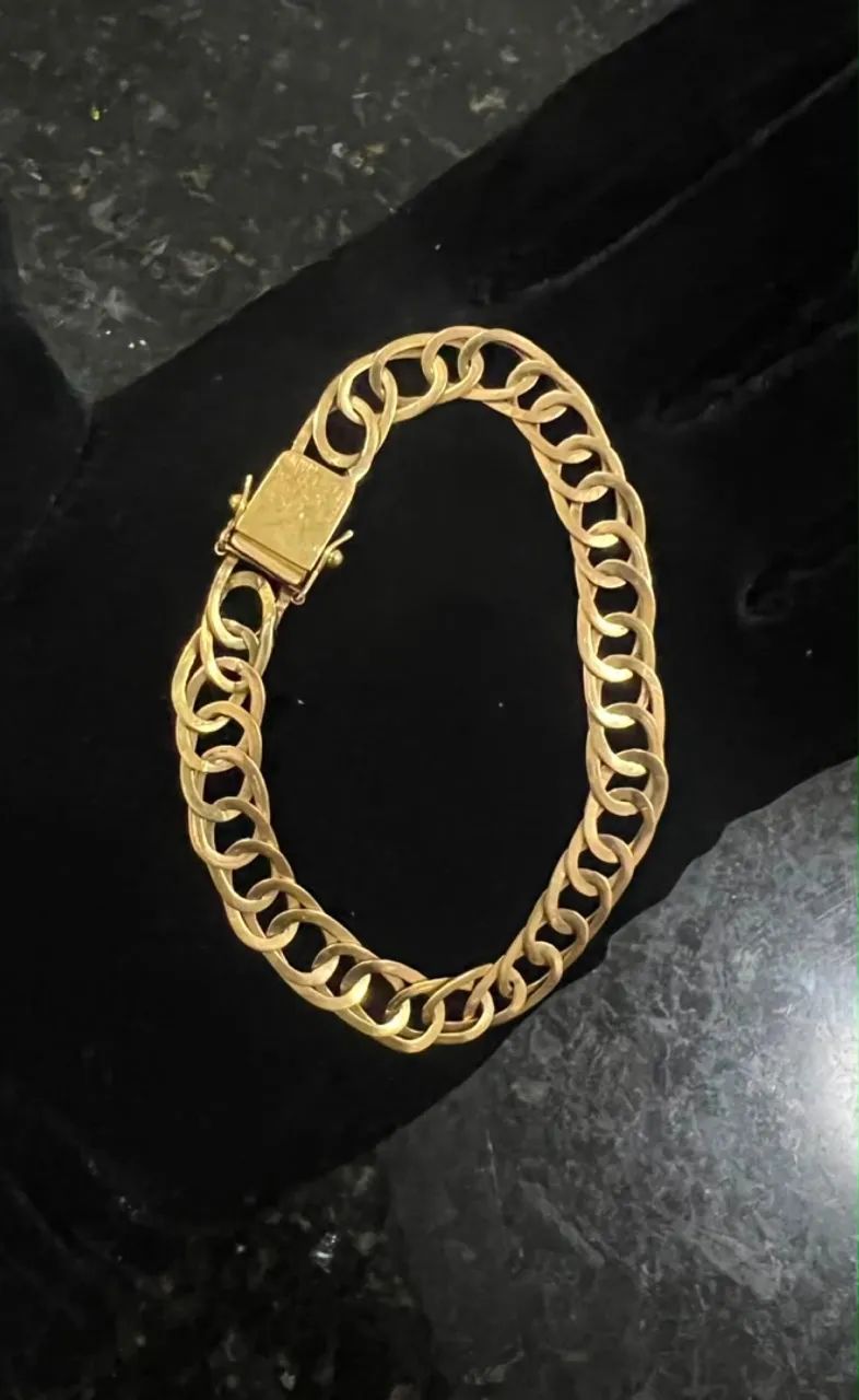 Corrente e Pulseira - ouro 18k - Foto 2