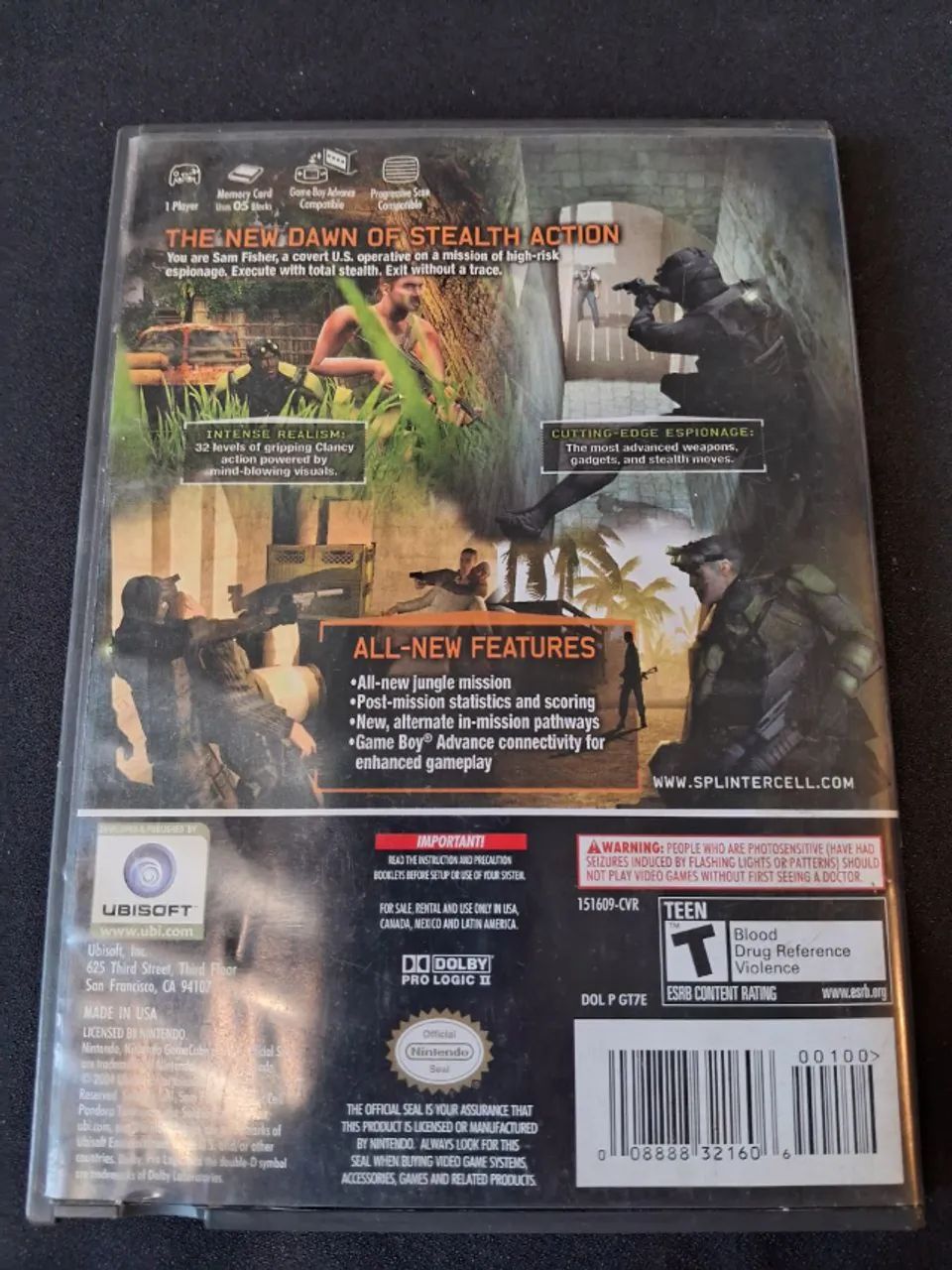 Splinter Cell: Pandora Tomorrow (Nintendo GameCube) - Foto 2