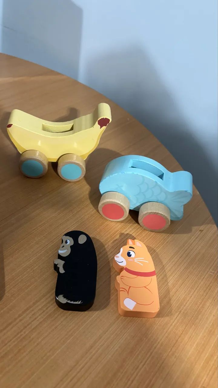 Carrinhos Educativos de Madeira - Foto 2