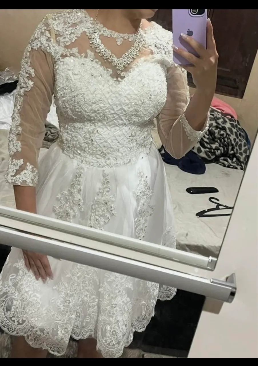 Vestido de noiva 2 em 1