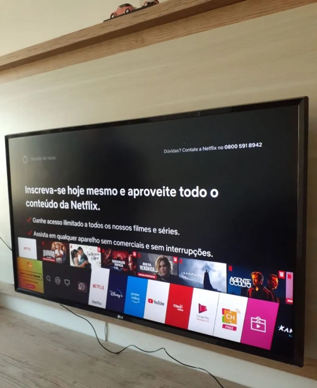 Smart TV LG 43? Polegadas - Netflix - YouTube - TVs - Água Verde