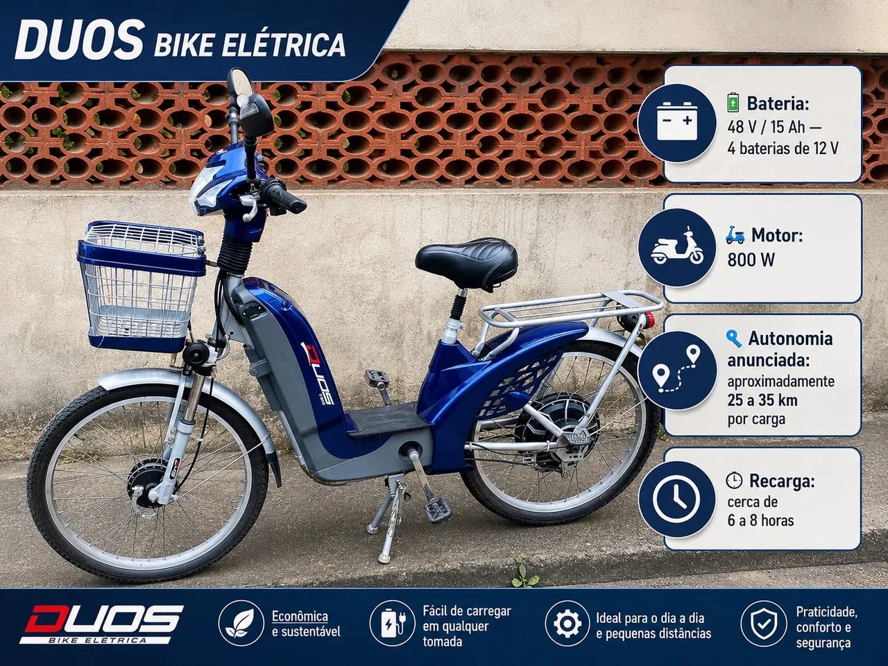Bicicleta elétrica Duos bike  - Foto 2