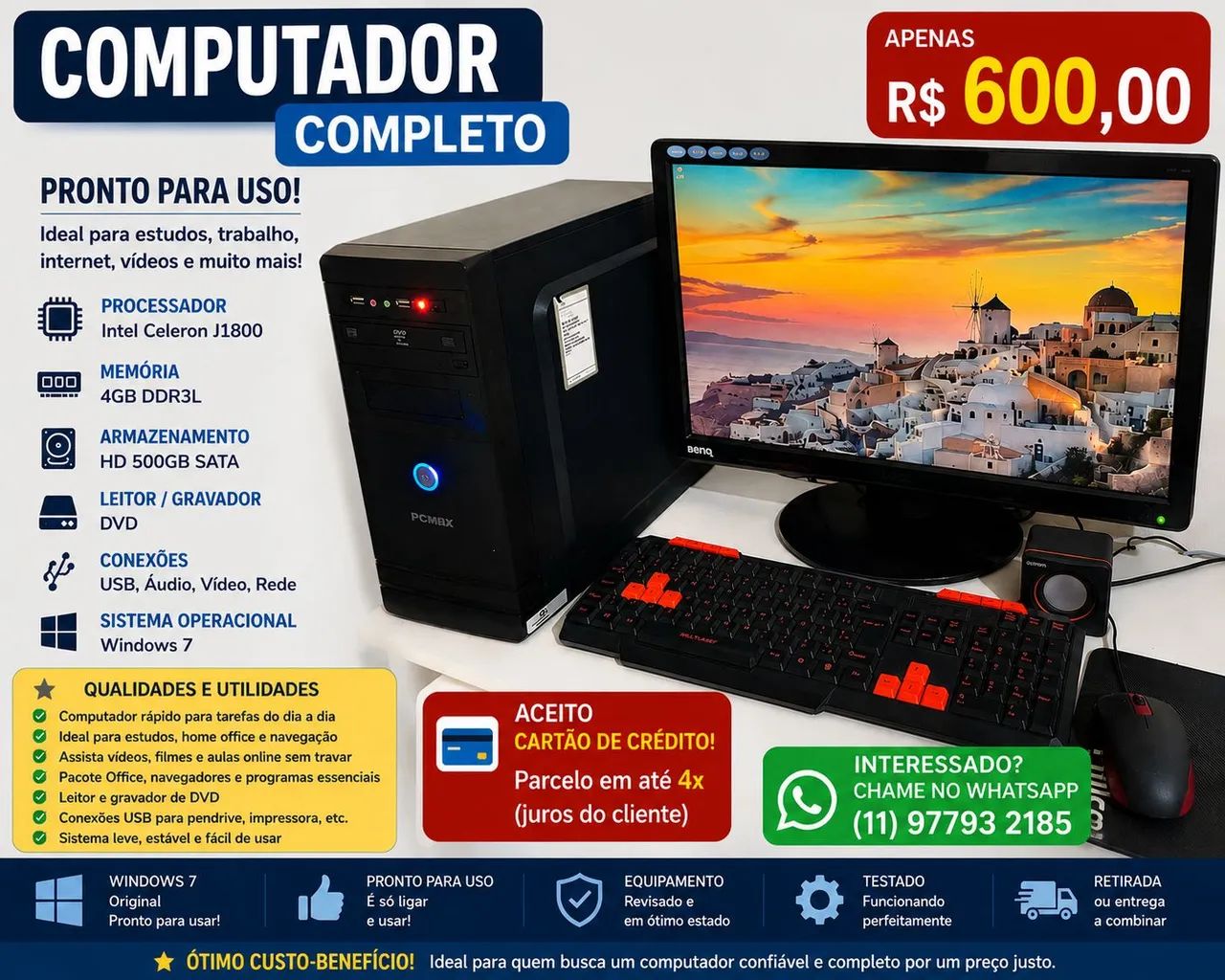 Computador completo  - Foto 3