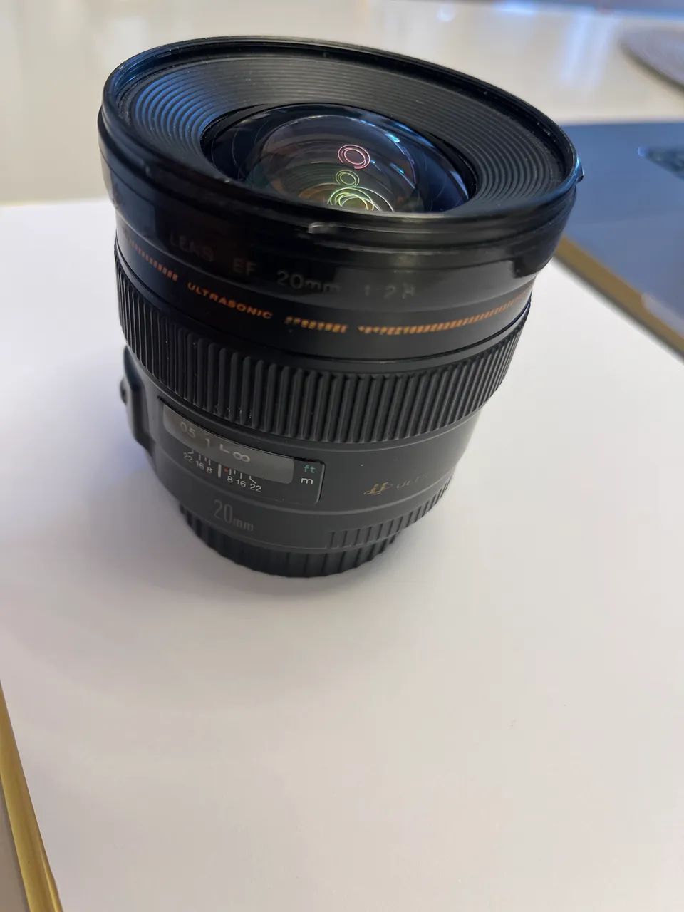 Lente Cânon - 20mm 2.8 série ouro  - Foto 2