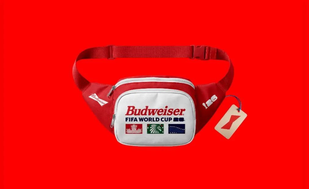 Bolsa transversal Budweiser  marca KijiFWC26 kiji