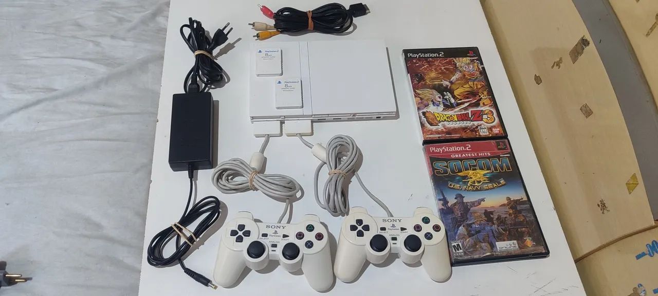 Playstation 2 branco completo  - Foto 2