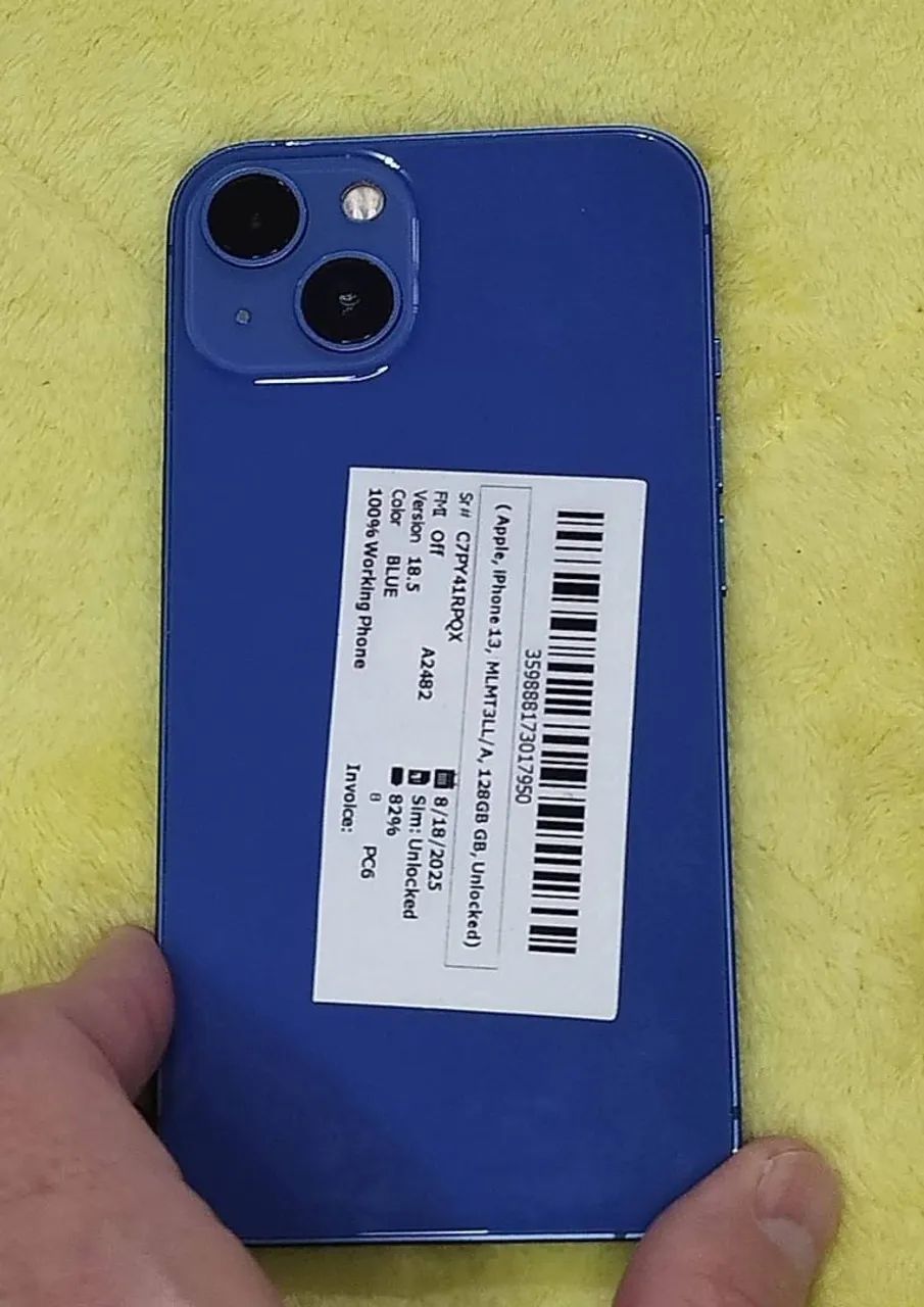 iPhone 13 azul bateria 82%  - Foto 4