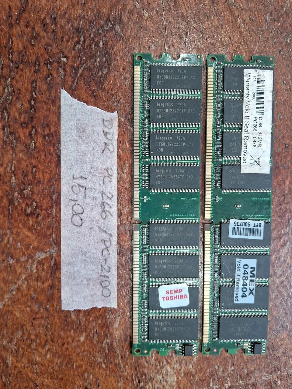 Memória ram para desktop DDR 