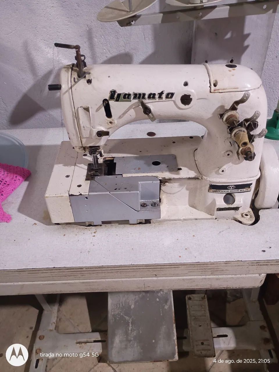 Máquina de costura industrial Galoneira 