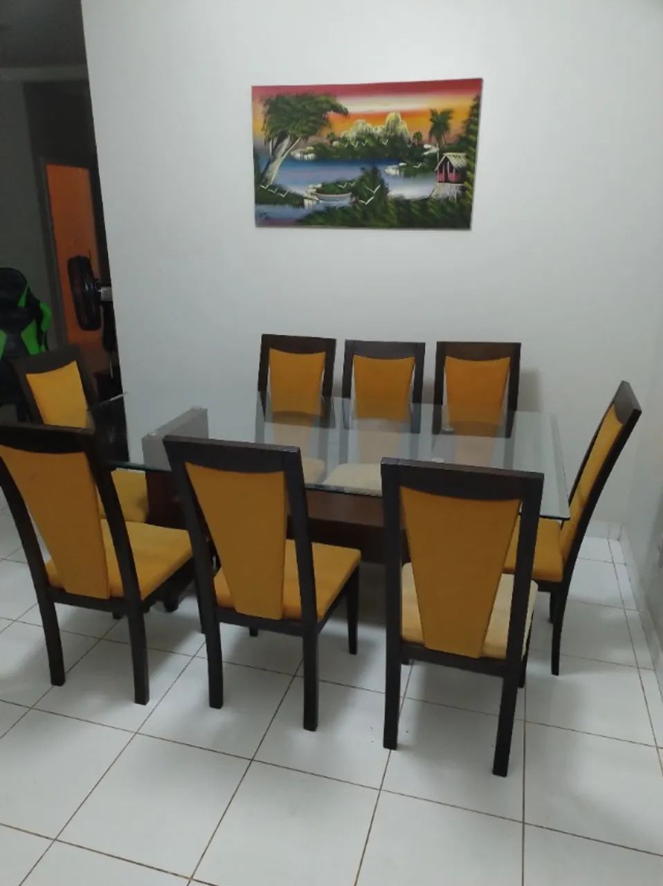 Conjunto Mesa De jantar 8 lugares Retangular  - Foto 3