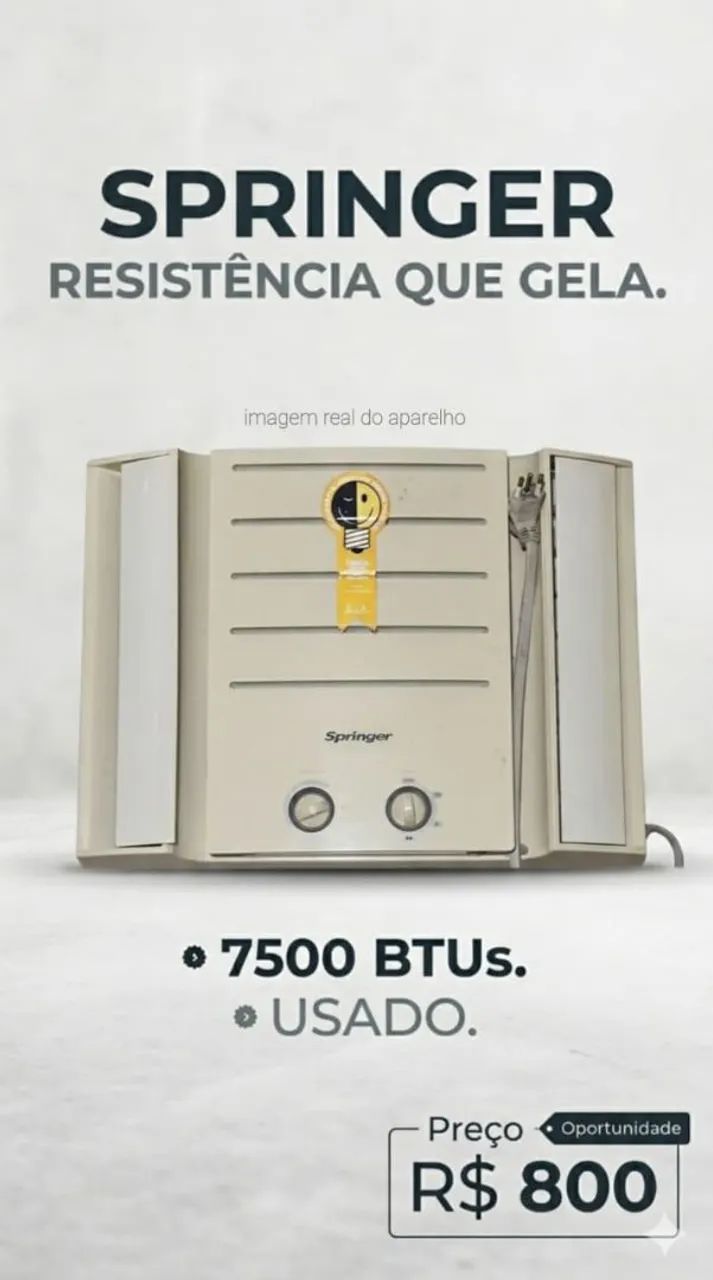 Ar Condicionado Springer 7500 BTUs