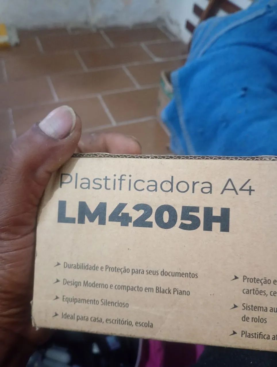 Plastificadora a4 semi nova
