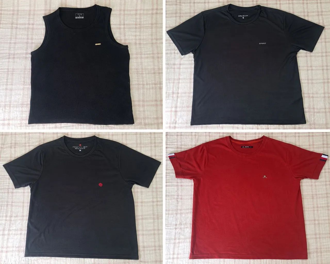 10 camisas e 2 bermudas