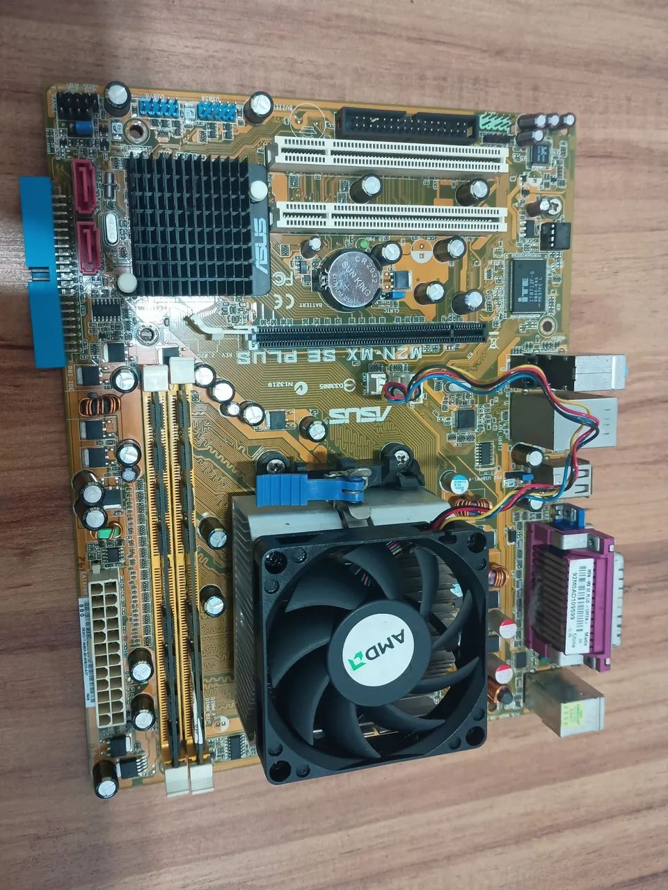 Kit placa mãe , processador e 4 gb DDR 2 - Foto 2
