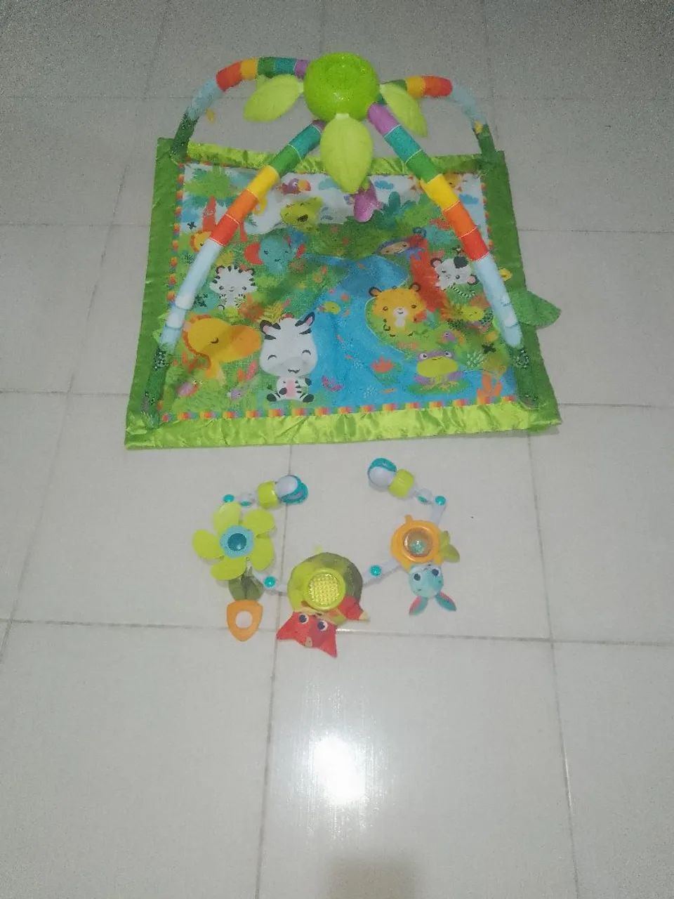 Tapete infantil + arco para  carrinho de bebe - Foto 3